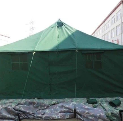 Green Canvas Army Tent